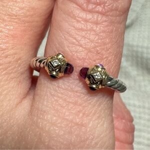 David Yurman Renaissance ring amethyst